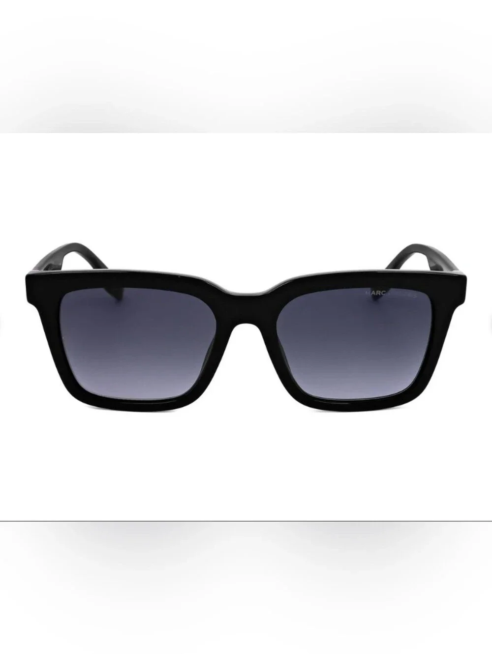 NEW Marc Jacobs MARC 683/S Black Square Sunglasses 54-18-145 w/ Case